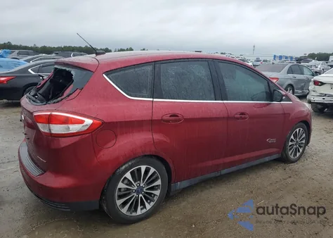 2017 Ford C-Max Titanium z USA, uszkodzony, nr VIN 1FADP5FU1HL107871